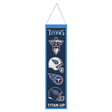 Tennessee Titans Banner Wool 8x32 Heritage Evolution Design-0