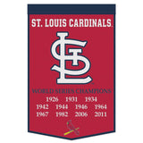 St. Louis Cardinals Banner Wool 24x38 Dynasty Champ Design-0