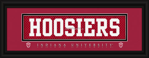 Indiana Hoosiers Stitched Uniform Slogan Print - Hoosiers - Team Fan Cave
