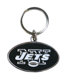 New York Jets Chrome Logo Cut Keychain - Team Fan Cave