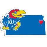Kansas Jayhawks Decal Home State Pride Style - Special Order-0