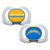 Los Angeles Chargers Pacifier 2 Pack Alternate-0