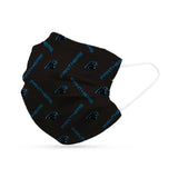 Carolina Panthers Face Mask Disposable 6 Pack - Team Fan Cave