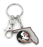 Florida State Seminoles Keychain State Design - Special Order - Team Fan Cave