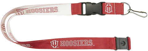 Indiana Hoosiers Lanyard Reversible Red/White Special Order - Team Fan Cave