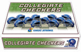 Kansas Jayhawks Checker Set - Team Fan Cave