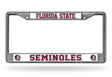 Florida State Seminoles License Plate Frame Chrome - Team Fan Cave