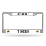 Missouri Tigers License Plate Frame Chrome - Special Order - Team Fan Cave