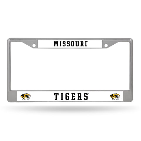 Missouri Tigers License Plate Frame Chrome - Special Order - Team Fan Cave