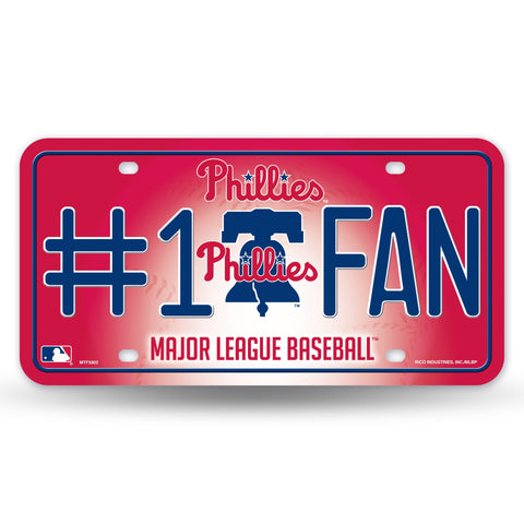 Philadelphia Phillies License Plate #1 Fan Alternate Design - Team Fan Cave