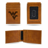 West Virginia Mountaineers Wallet Front Pocket Laser Engraved