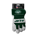 New York Jets Gloves Work Style The Closer Design - Team Fan Cave