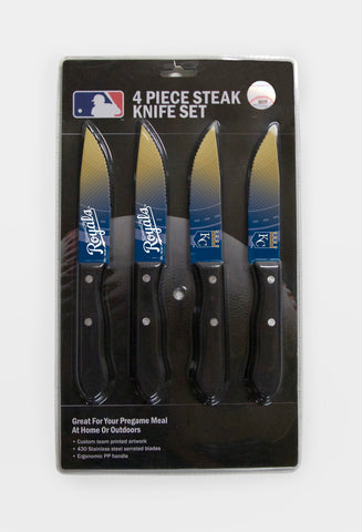 Kansas City Royals Knife Set - Steak - 4 Pack - Team Fan Cave