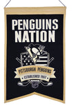Pittsburgh Penguins Banner 14x22 Wool Nations - Team Fan Cave