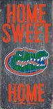 Florida Gators Wood Sign - Home Sweet Home 6"x12" - Team Fan Cave