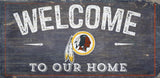 Washington Redskins Sign Wood 6x12 Welcome To Our Home Design - Special Order-0