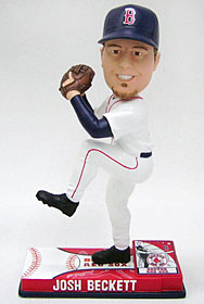 Boston Red Sox Josh Beckett Forever Collectibles On Field Bobblehead - Team Fan Cave
