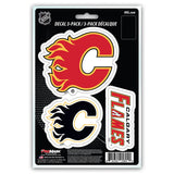 Calgary Flames Decal Die Cut Team 3 Pack - Team Fan Cave