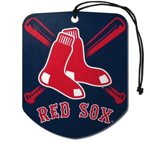 Boston Red Sox Air Freshener Shield Design 2 Pack - Team Fan Cave