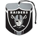 Las Vegas Raiders Air Freshener Shield Design 2 Pack