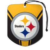 Pittsburgh Steelers Air Freshener Shield Design 2 Pack