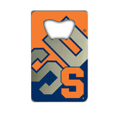 Syracuse Orange Bottle Opener Credit Card Style - Special Order - Team Fan Cave