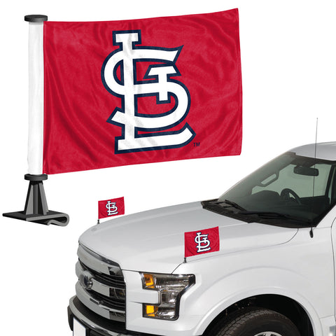 St. Louis Cardinals Flag Set 2 Piece Ambassador Style - Team Fan Cave