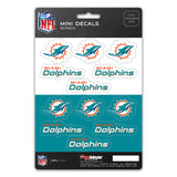 Miami Dolphins Decal Set Mini 12 Pack - Team Fan Cave