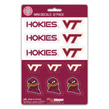 Virginia Tech Hokies Decal Set Mini 12 Pack - Special Order