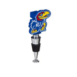Kansas Jayhawks Wine Bottle Stopper Logo Special Order - Team Fan Cave