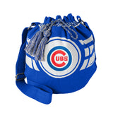 Chicago Cubs Bag Ripple Drawstring Bucket Style - Team Fan Cave