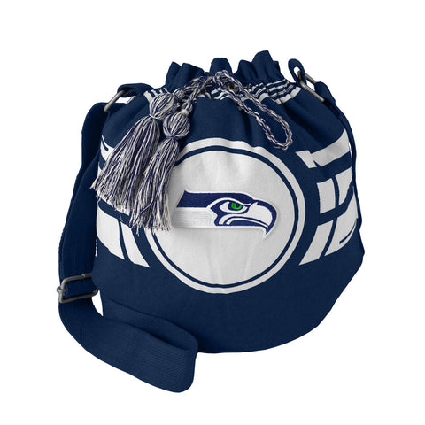 Seattle Seahawks Bag Ripple Drawstring Bucket Style - Team Fan Cave