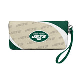 New York Jets Wallet Curve Organizer Style Alternate - Team Fan Cave