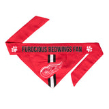 Detroit Red Wings Pet Bandanna Size XS - Team Fan Cave