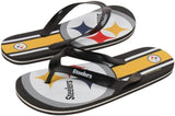 Pittsburgh Steelers Flip Flop - Youth Unisex Big Logo (1 Pair) - L-0