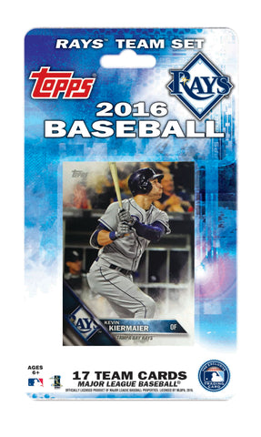 Tampa Bay Rays Topps Team Set - 2016 - Special Order - Team Fan Cave