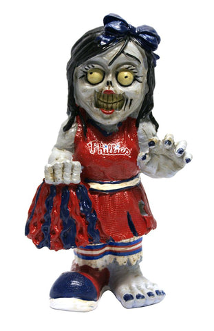 Philadelphia Phillies Zombie Cheerleader Figurine - Team Fan Cave
