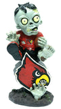 Louisville Cardinals Zombie Figurine On Logo with Football - Team Fan Cave