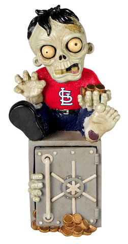 St. Louis Cardinals Zombie Figurine Bank - Team Fan Cave