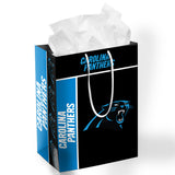 Carolina Panthers Gift Bag Medium Holiday - Team Fan Cave