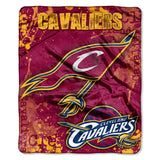 Cleveland Cavaliers Blanket 50x60 Raschel Drop Down Design - Team Fan Cave