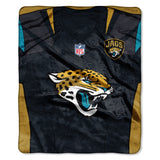 Jacksonville Jaguars Blanket 50x60 Raschel Jersey Design - Team Fan Cave