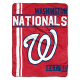 Washington Nationals Blanket 46x60 Micro Raschel Walk Off Design Rolled - Special Order - Team Fan Cave