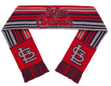 St. Louis Cardinals Glitter Stripe Scarf - Team Fan Cave