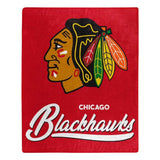 Chicago Blackhawks Blanket 50x60 Raschel Signature Design-0