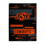 Oklahoma State Cowboys Blanket 60x80 Raschel Digitize Design-0