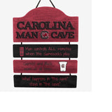 South Carolina Gamecocks Sign Wood Man Cave Design - Team Fan Cave