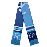 Kansas City Royals Scarf Colorblock Big Logo Design - Team Fan Cave