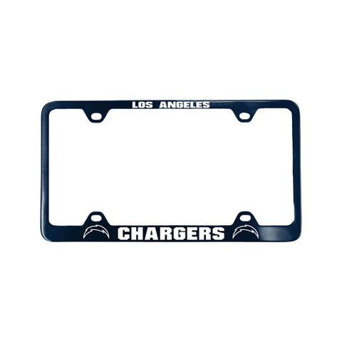 Los Angeles Chargers License Plate Frame Laser Cut Blue - Team Fan Cave