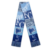 Kansas City Royals Scarf Printed Bar Design - Team Fan Cave